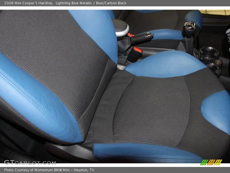Lightning Blue Metallic / Blue/Carbon Black 2008 Mini Cooper S Hardtop