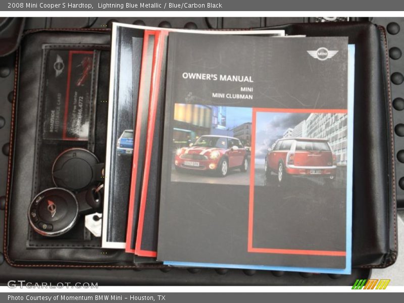 Lightning Blue Metallic / Blue/Carbon Black 2008 Mini Cooper S Hardtop
