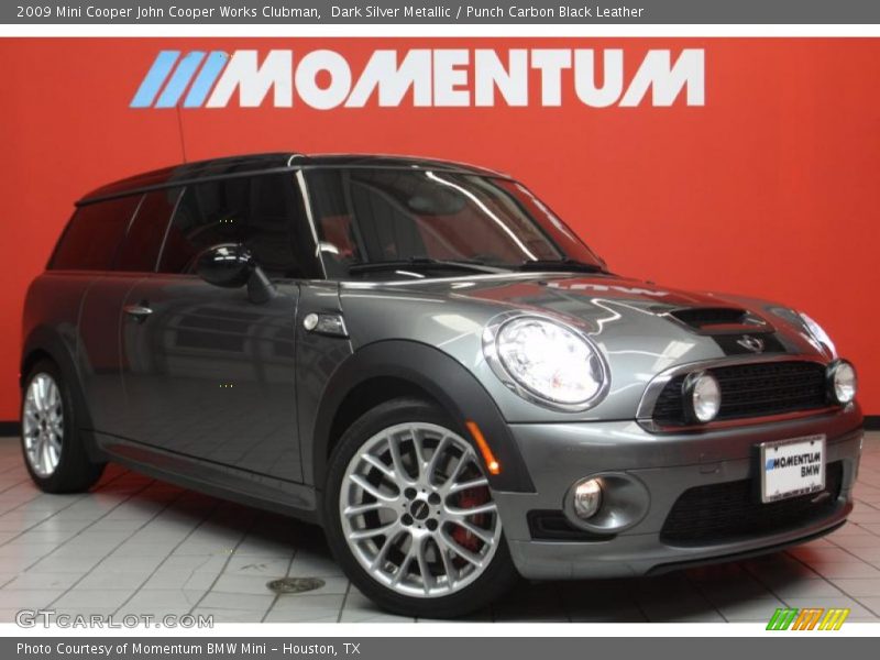 Dark Silver Metallic / Punch Carbon Black Leather 2009 Mini Cooper John Cooper Works Clubman