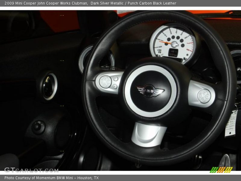 Dark Silver Metallic / Punch Carbon Black Leather 2009 Mini Cooper John Cooper Works Clubman