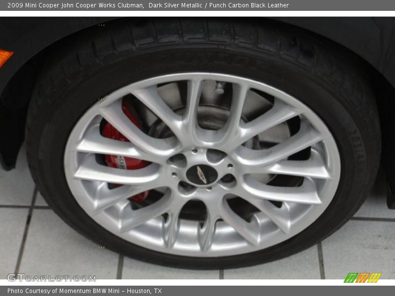 Dark Silver Metallic / Punch Carbon Black Leather 2009 Mini Cooper John Cooper Works Clubman