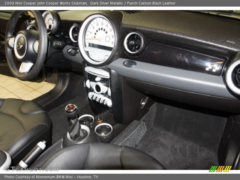Dark Silver Metallic / Punch Carbon Black Leather 2009 Mini Cooper John Cooper Works Clubman