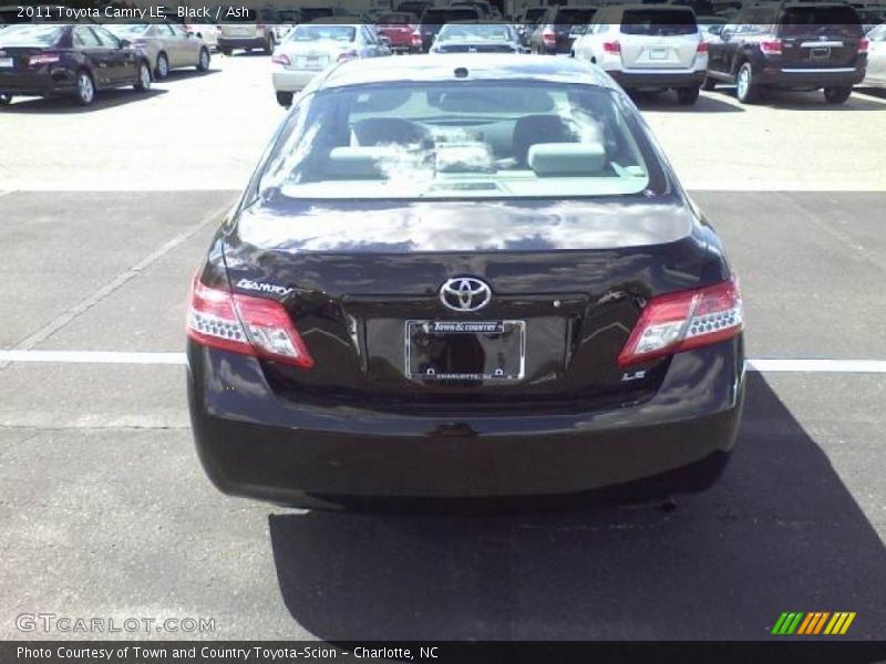 Black / Ash 2011 Toyota Camry LE