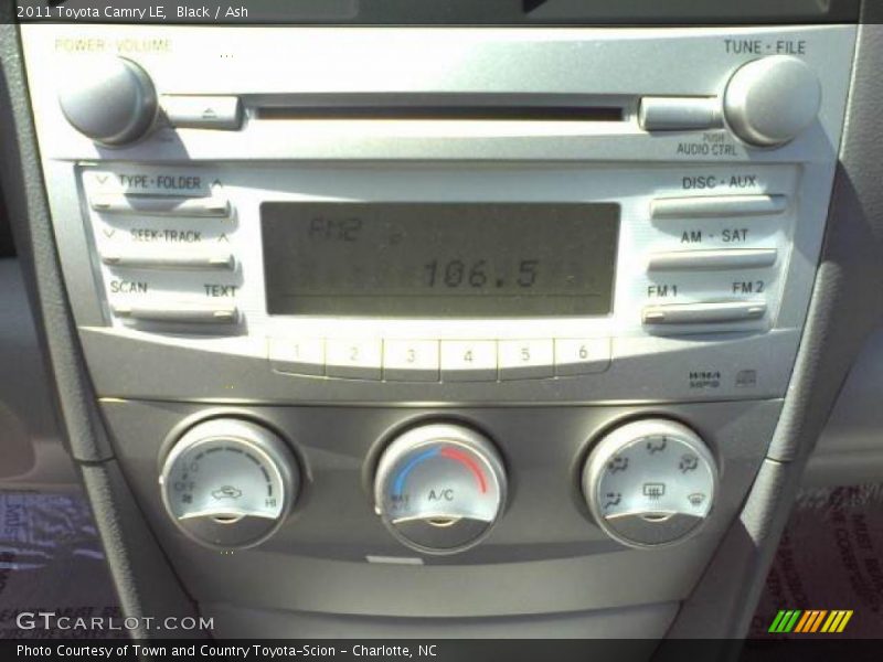 Black / Ash 2011 Toyota Camry LE