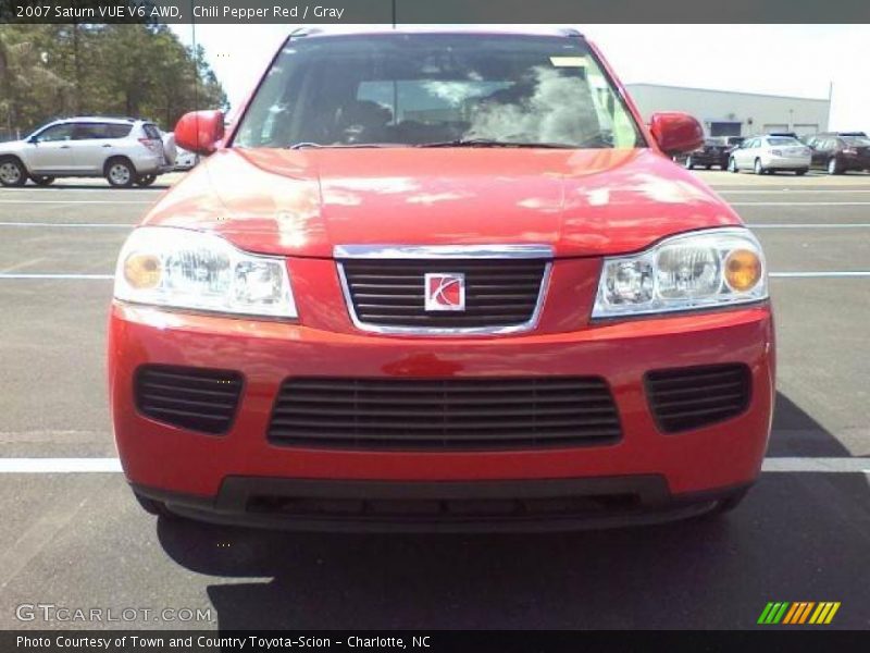 Chili Pepper Red / Gray 2007 Saturn VUE V6 AWD