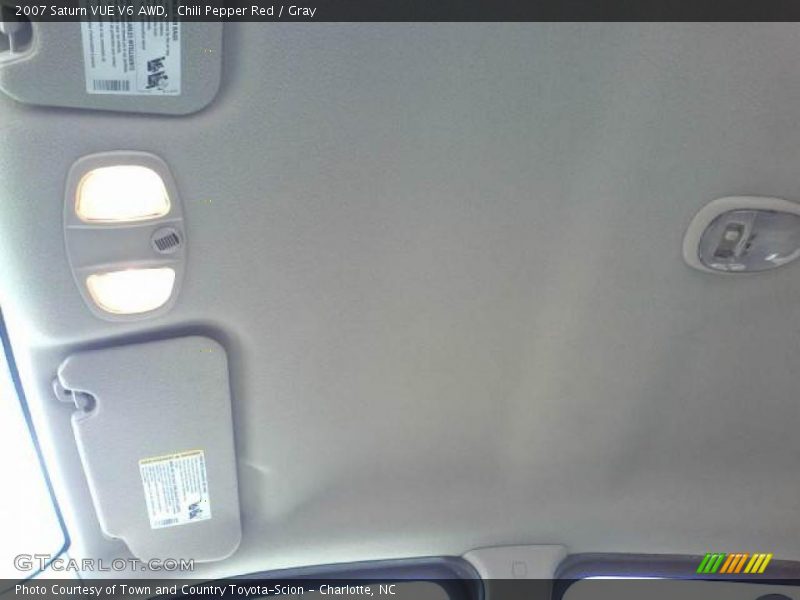 Chili Pepper Red / Gray 2007 Saturn VUE V6 AWD