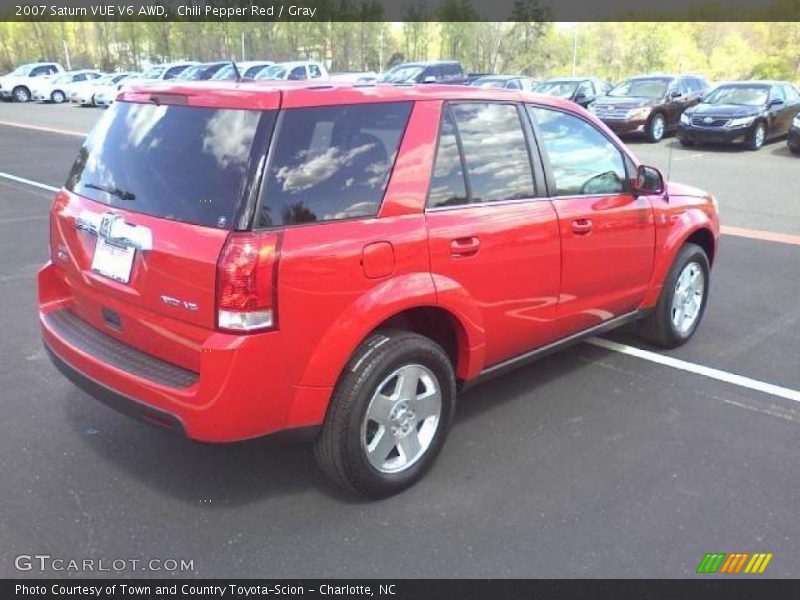Chili Pepper Red / Gray 2007 Saturn VUE V6 AWD