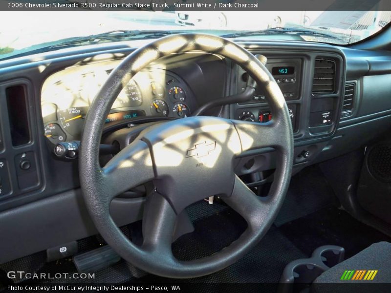 Summit White / Dark Charcoal 2006 Chevrolet Silverado 3500 Regular Cab Stake Truck