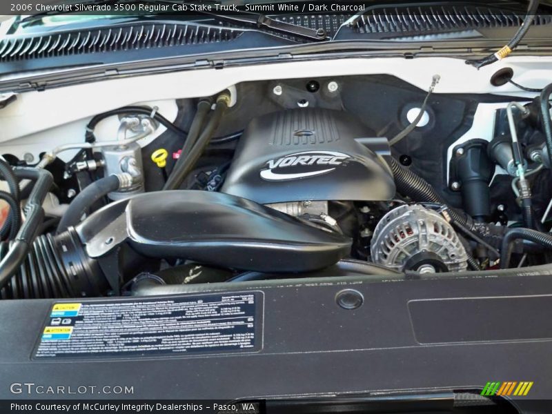 Summit White / Dark Charcoal 2006 Chevrolet Silverado 3500 Regular Cab Stake Truck