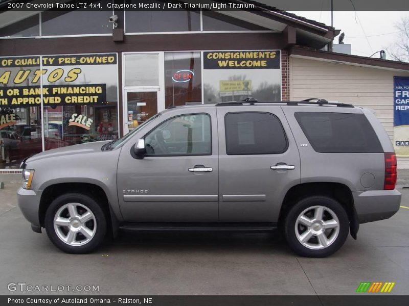 Graystone Metallic / Dark Titanium/Light Titanium 2007 Chevrolet Tahoe LTZ 4x4