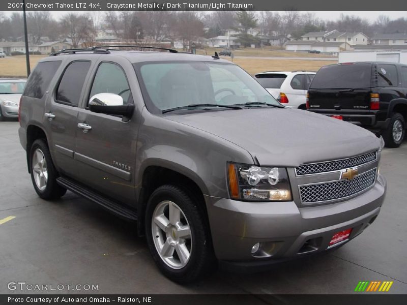 Graystone Metallic / Dark Titanium/Light Titanium 2007 Chevrolet Tahoe LTZ 4x4