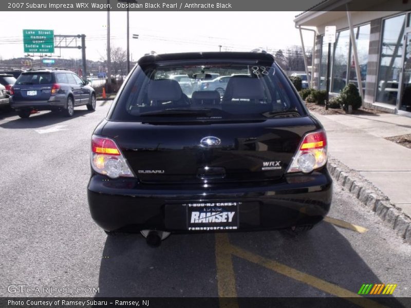 Obsidian Black Pearl / Anthracite Black 2007 Subaru Impreza WRX Wagon