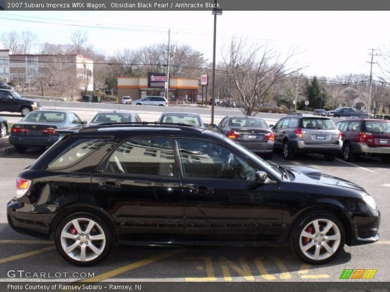 Obsidian Black Pearl / Anthracite Black 2007 Subaru Impreza WRX Wagon