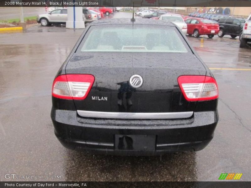 Black / Medium Light Stone 2008 Mercury Milan I4