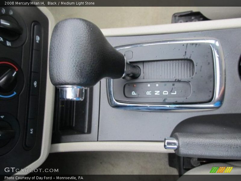 Black / Medium Light Stone 2008 Mercury Milan I4