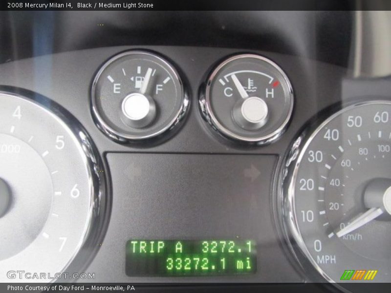 Black / Medium Light Stone 2008 Mercury Milan I4