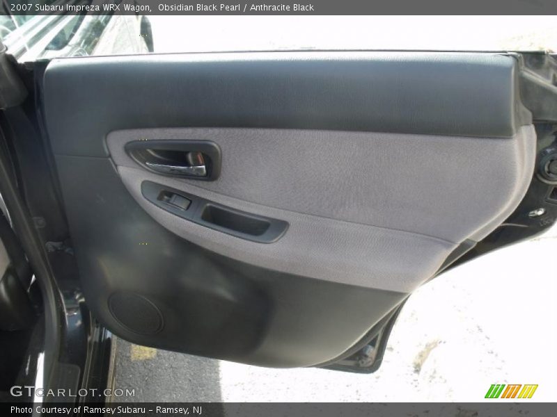 Obsidian Black Pearl / Anthracite Black 2007 Subaru Impreza WRX Wagon