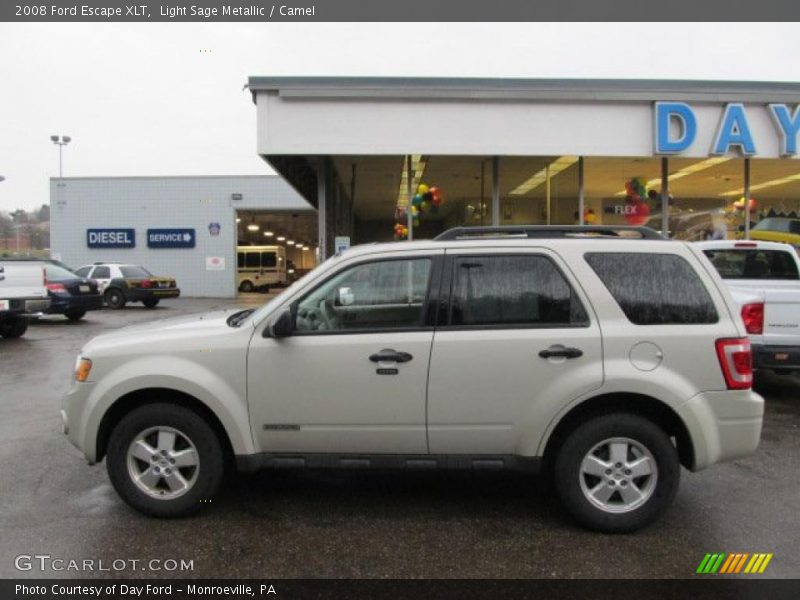 Light Sage Metallic / Camel 2008 Ford Escape XLT