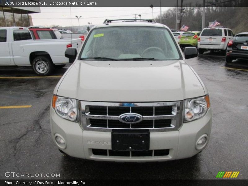 Light Sage Metallic / Camel 2008 Ford Escape XLT