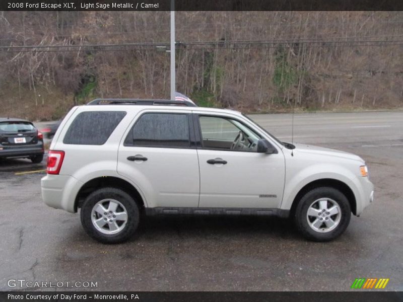 Light Sage Metallic / Camel 2008 Ford Escape XLT