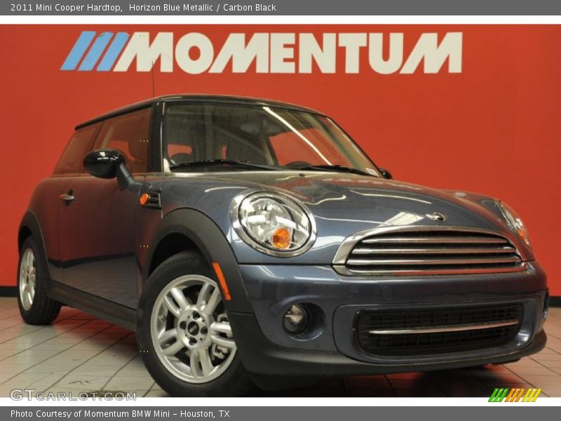 Horizon Blue Metallic / Carbon Black 2011 Mini Cooper Hardtop