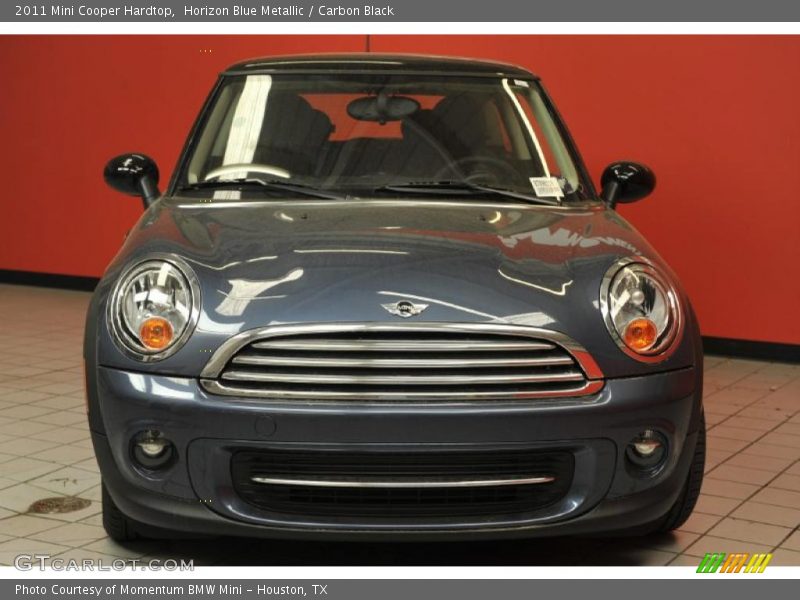 Horizon Blue Metallic / Carbon Black 2011 Mini Cooper Hardtop