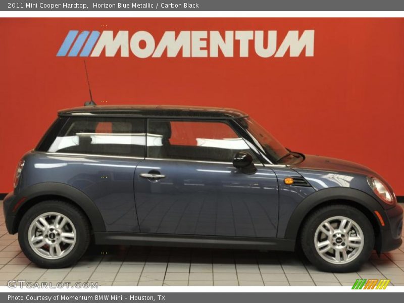 Horizon Blue Metallic / Carbon Black 2011 Mini Cooper Hardtop