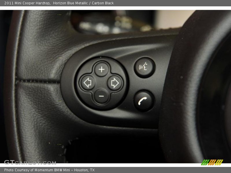 Horizon Blue Metallic / Carbon Black 2011 Mini Cooper Hardtop