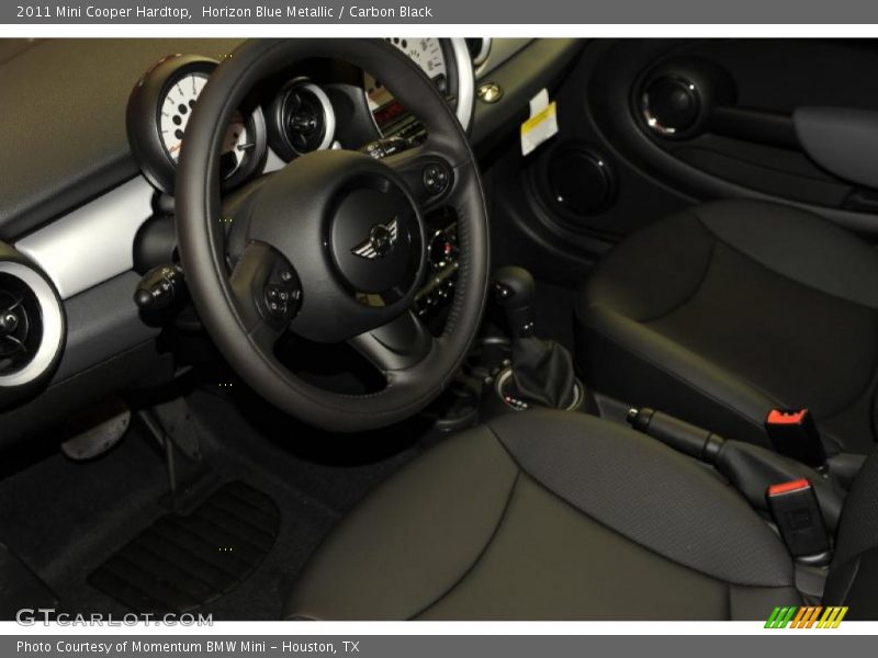 Horizon Blue Metallic / Carbon Black 2011 Mini Cooper Hardtop