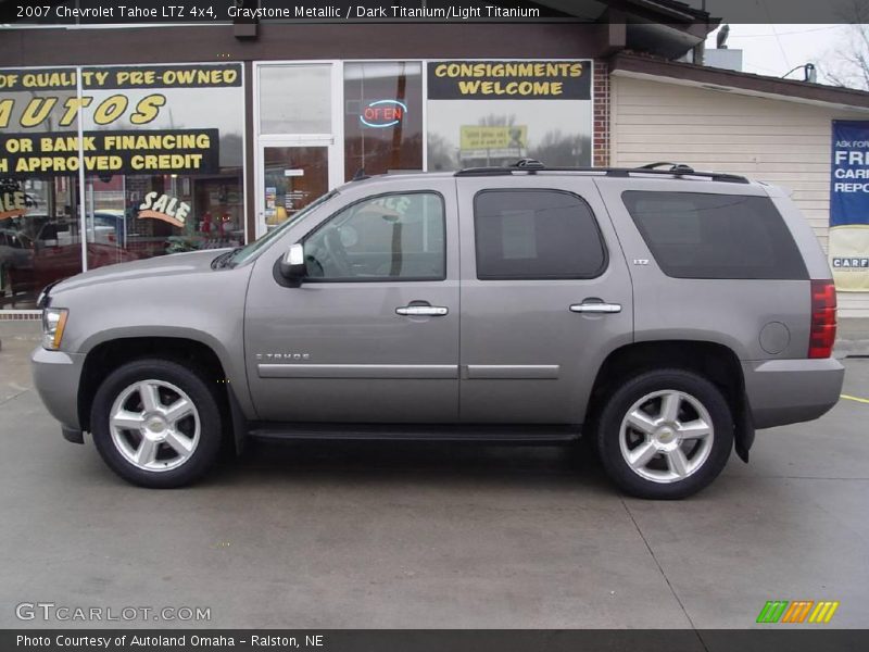 Graystone Metallic / Dark Titanium/Light Titanium 2007 Chevrolet Tahoe LTZ 4x4