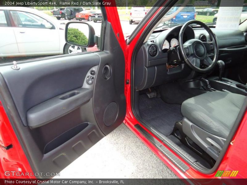 Flame Red / Dark Slate Gray 2004 Jeep Liberty Sport 4x4