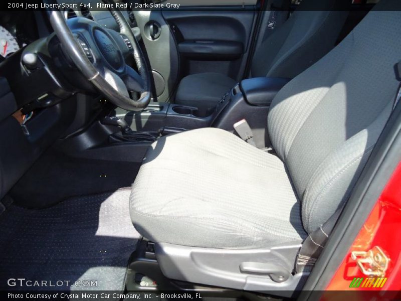 Flame Red / Dark Slate Gray 2004 Jeep Liberty Sport 4x4