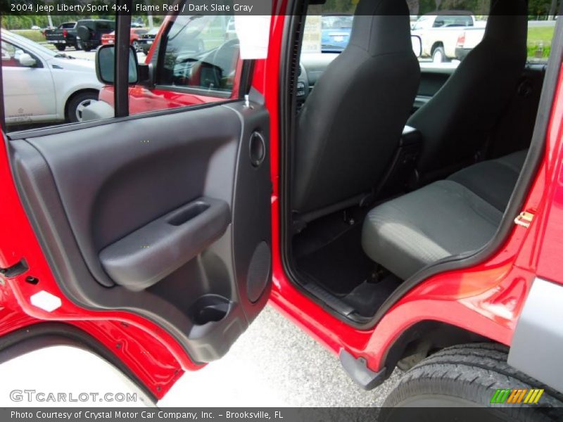 Flame Red / Dark Slate Gray 2004 Jeep Liberty Sport 4x4