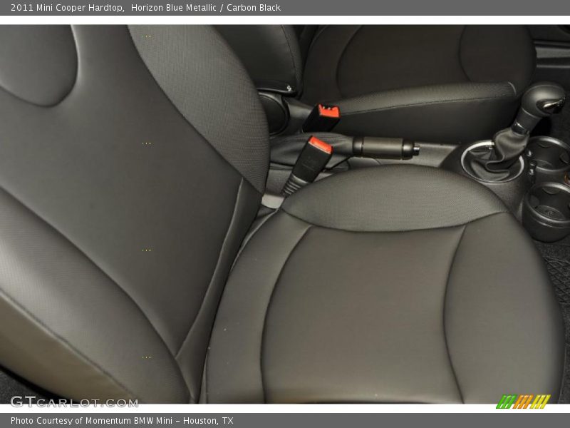 Horizon Blue Metallic / Carbon Black 2011 Mini Cooper Hardtop