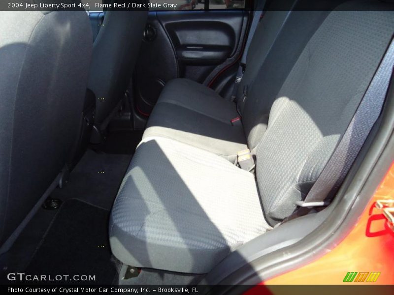 Flame Red / Dark Slate Gray 2004 Jeep Liberty Sport 4x4