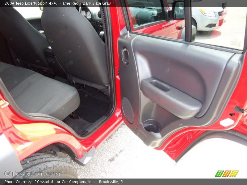 Flame Red / Dark Slate Gray 2004 Jeep Liberty Sport 4x4