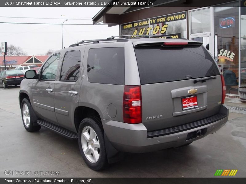 Graystone Metallic / Dark Titanium/Light Titanium 2007 Chevrolet Tahoe LTZ 4x4