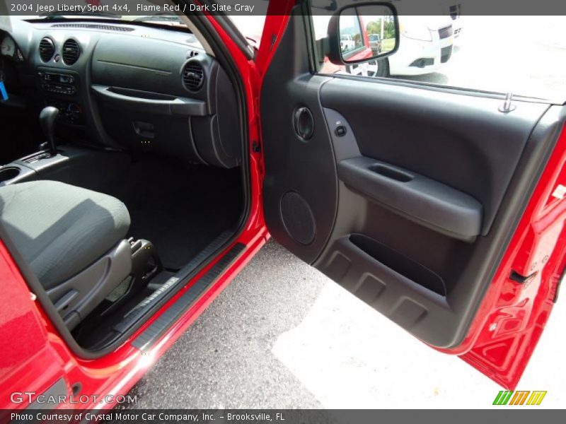 Flame Red / Dark Slate Gray 2004 Jeep Liberty Sport 4x4