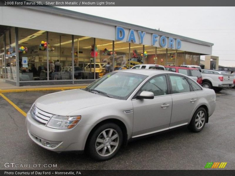 Silver Birch Metallic / Medium Light Stone 2008 Ford Taurus SEL