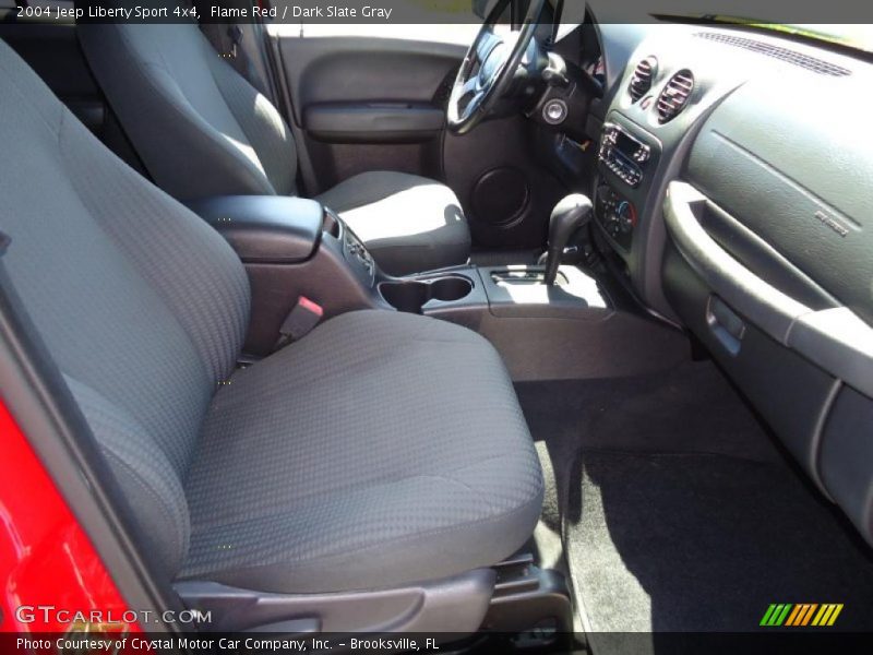 Flame Red / Dark Slate Gray 2004 Jeep Liberty Sport 4x4