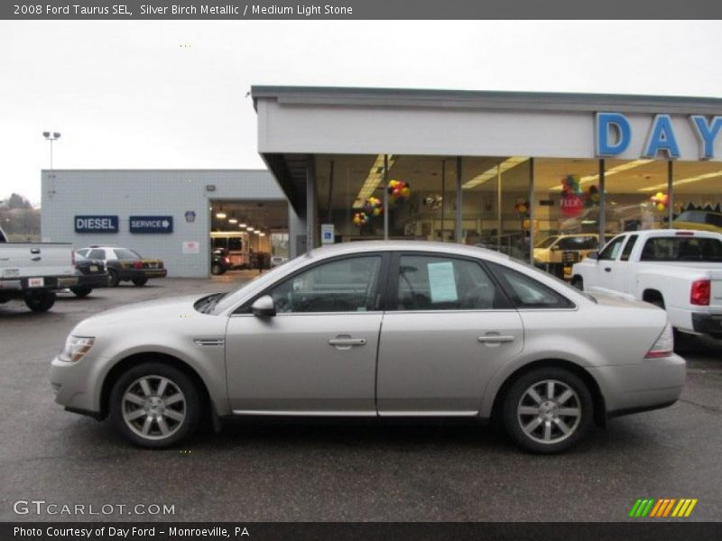 Silver Birch Metallic / Medium Light Stone 2008 Ford Taurus SEL