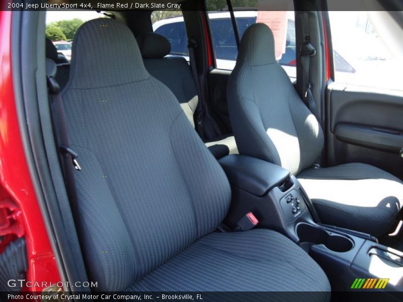 Flame Red / Dark Slate Gray 2004 Jeep Liberty Sport 4x4