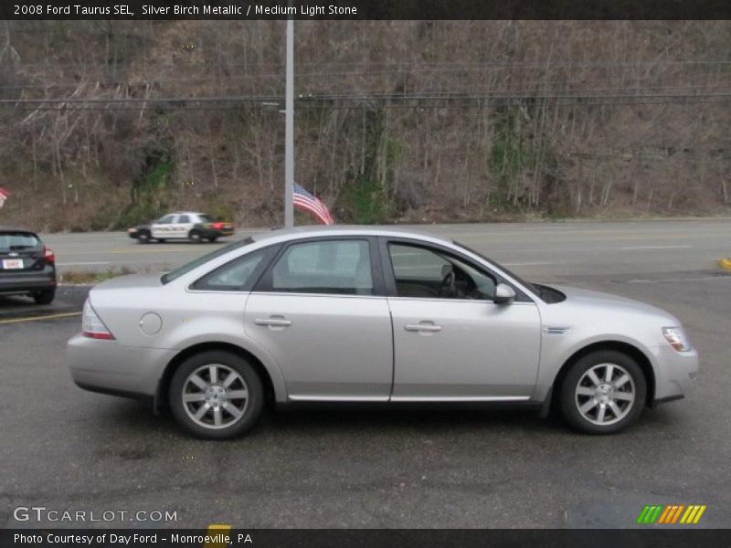 Silver Birch Metallic / Medium Light Stone 2008 Ford Taurus SEL