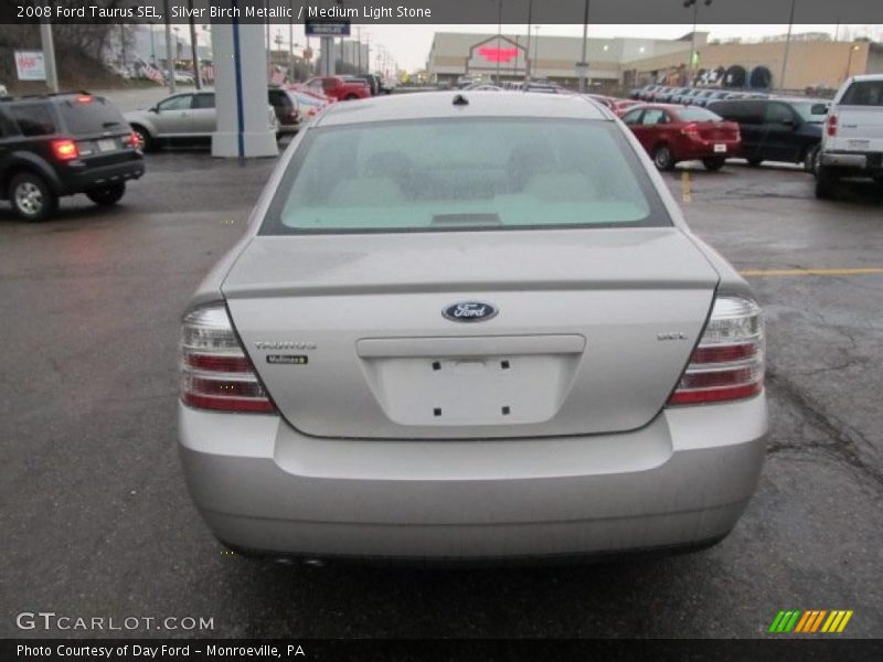 Silver Birch Metallic / Medium Light Stone 2008 Ford Taurus SEL