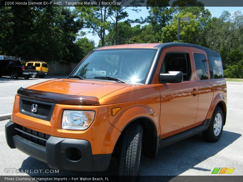 Tangerine Metallic / Black/Gray 2006 Honda Element EX-P AWD