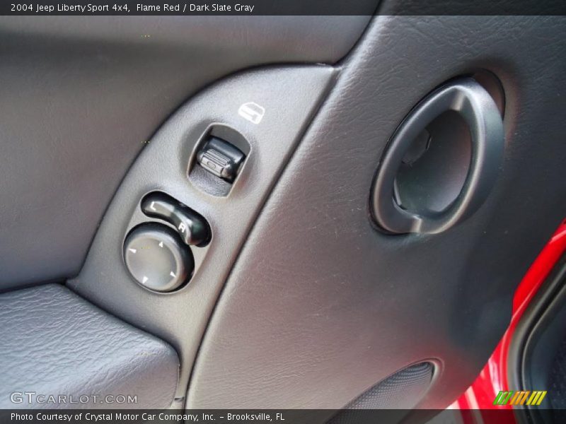 Flame Red / Dark Slate Gray 2004 Jeep Liberty Sport 4x4