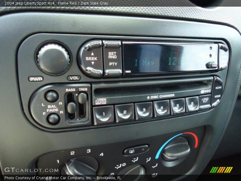 Flame Red / Dark Slate Gray 2004 Jeep Liberty Sport 4x4