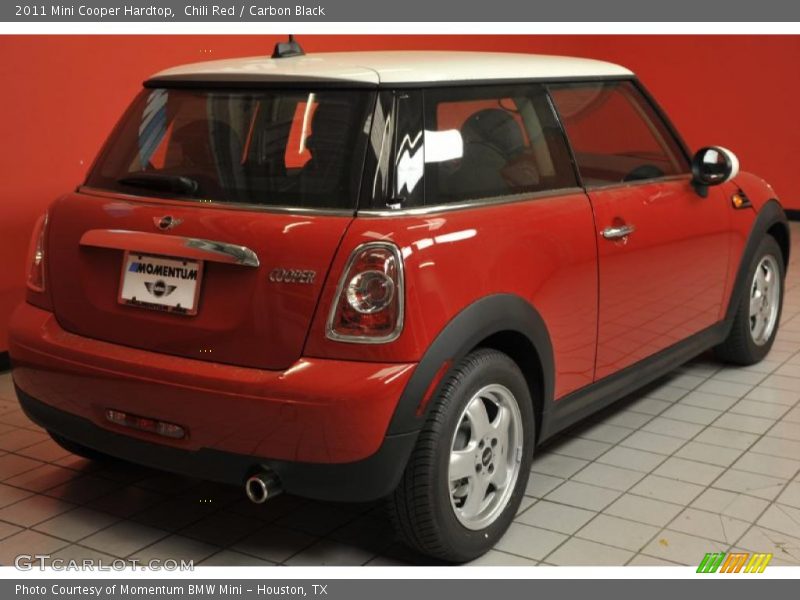 Chili Red / Carbon Black 2011 Mini Cooper Hardtop