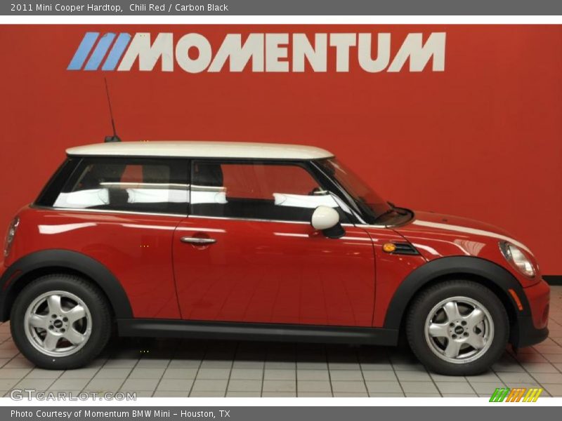 Chili Red / Carbon Black 2011 Mini Cooper Hardtop