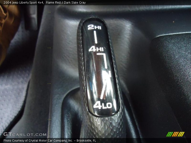 Flame Red / Dark Slate Gray 2004 Jeep Liberty Sport 4x4